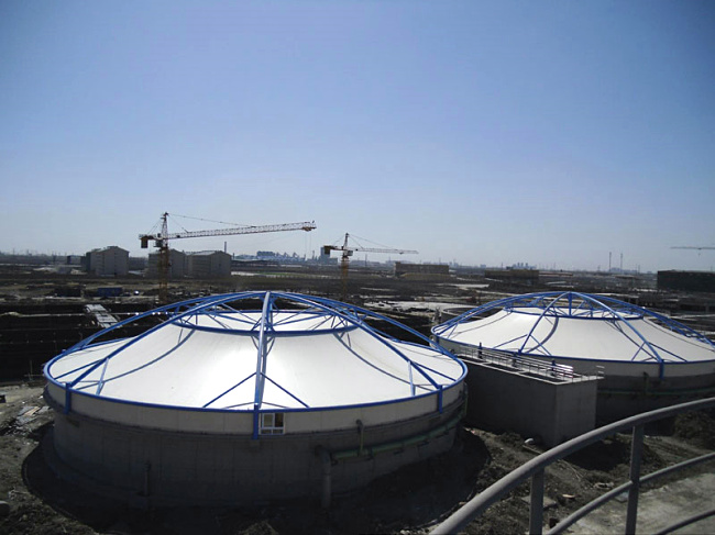 膜結構污水池蓋